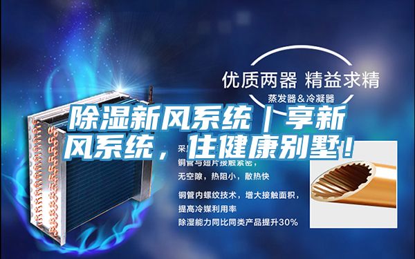 除濕新風系統｜享新風系統，住健康別墅！