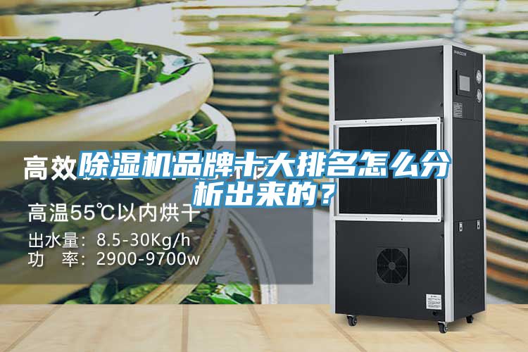 除濕機品牌十大排名怎么分析出來的?