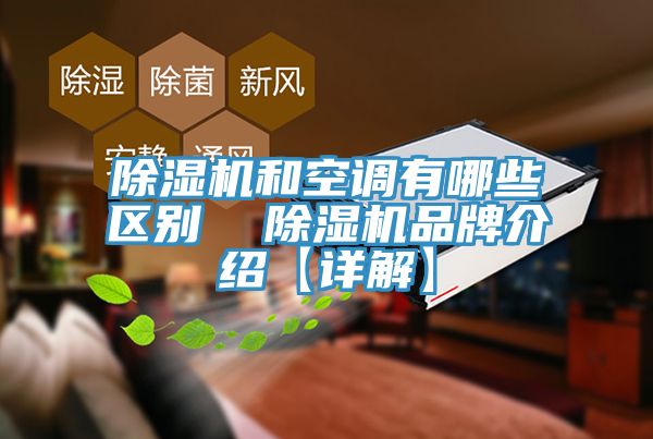 除濕機(jī)和空調(diào)有哪些區(qū)別 除濕機(jī)品牌介紹【詳解】