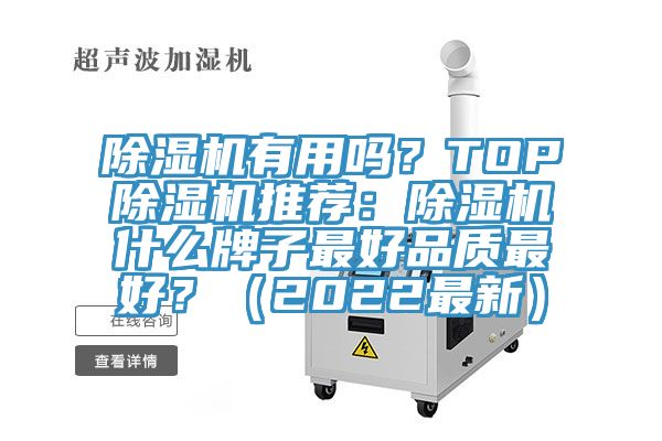 除濕機有用嗎?TOP除濕機推薦:除濕機什么牌子最好品質最好?(2022最新)
