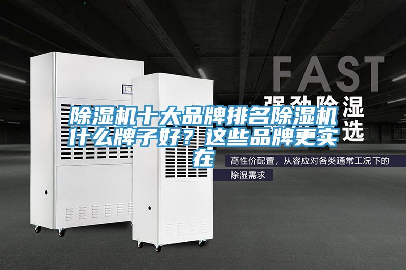 除濕機十大品牌排名除濕機什么牌子好?這些品牌更實在