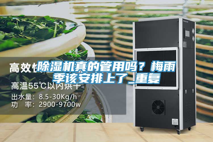 除濕機(jī)真的管用嗎？梅雨季該安排上了_重復(fù)