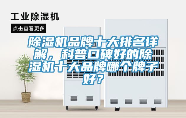 除濕機(jī)品牌十大排名詳解,科普口碑好的除濕機(jī)十大品牌哪個牌子好?
