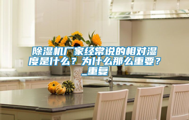 除濕機(jī)廠家經(jīng)常說(shuō)的相對(duì)濕度是什么?為什么那么重要?_重復(fù)