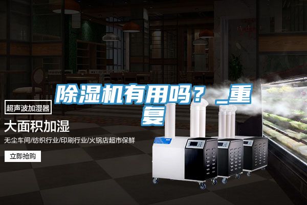 除濕機有用嗎?_重復