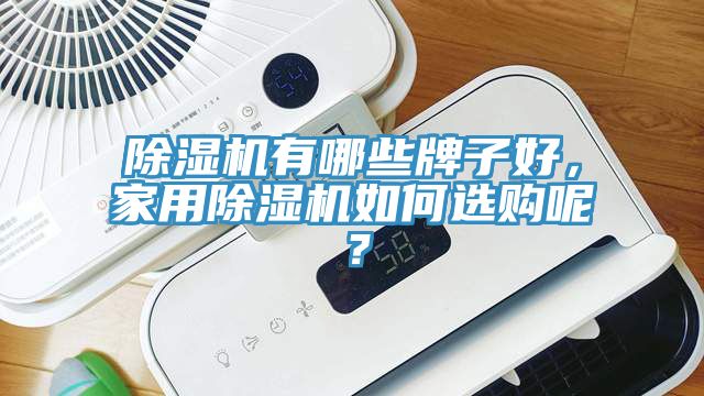除濕機有哪些牌子好,家用除濕機如何選購呢?