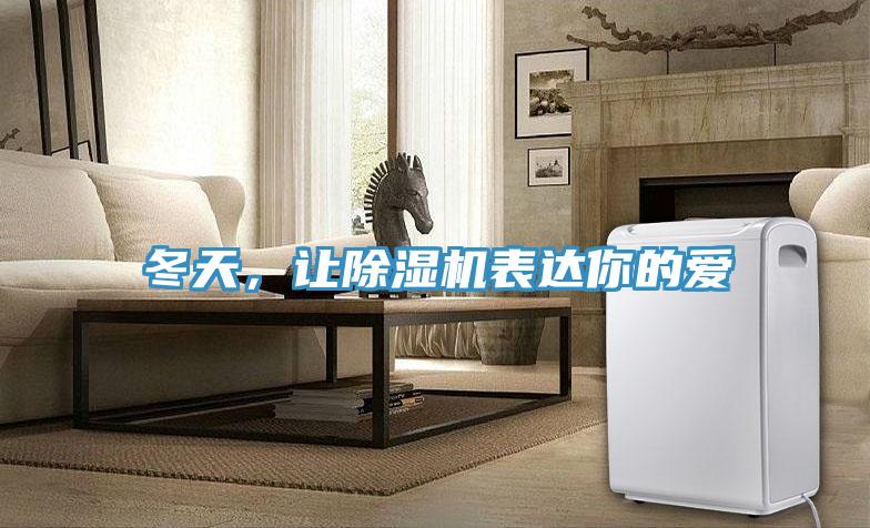 冬天，讓除濕機表達你的愛