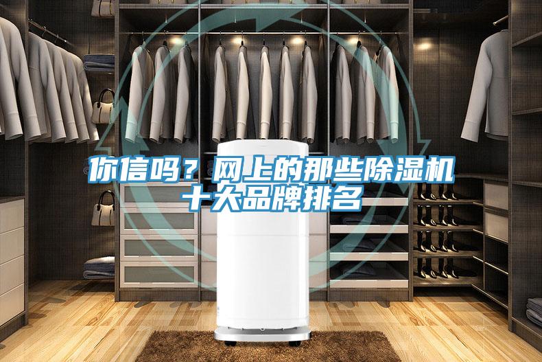 你信嗎？網(wǎng)上的那些除濕機十大品牌排名