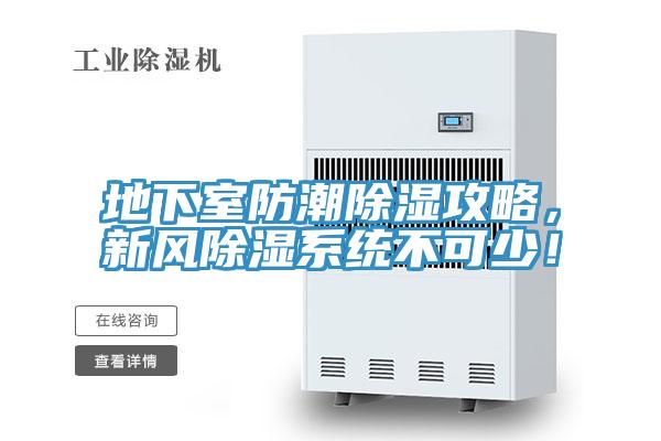 地下室防潮除濕攻略，新風除濕系統不可少！